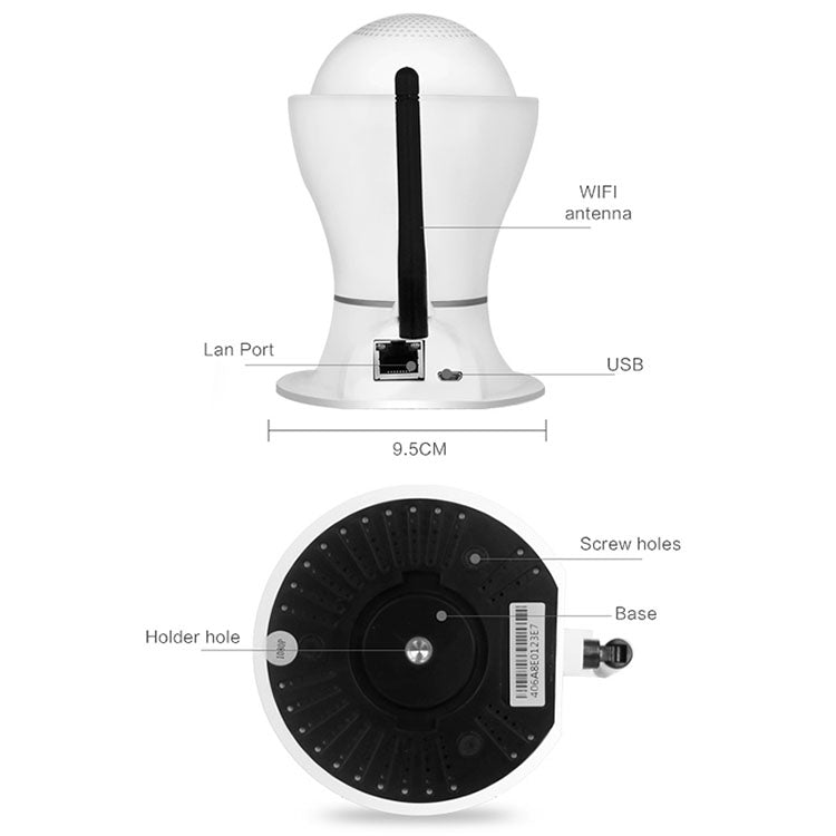 Anpwoo Hercules GM8135+SC2145 1080P HD WiFi IP Camera, Support Motion Detection & Infrared Night Vision & TF Card(Max 128GB), Hercules SUNSKY