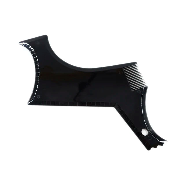 Arrivals Men Beard Shaping Styling Template Comb Transparent Men's Beards Combs Beauty Tool for Hair Beard Trim Templates eprolo