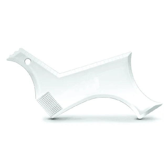 Arrivals Men Beard Shaping Styling Template Comb Transparent Men's Beards Combs Beauty Tool for Hair Beard Trim Templates eprolo