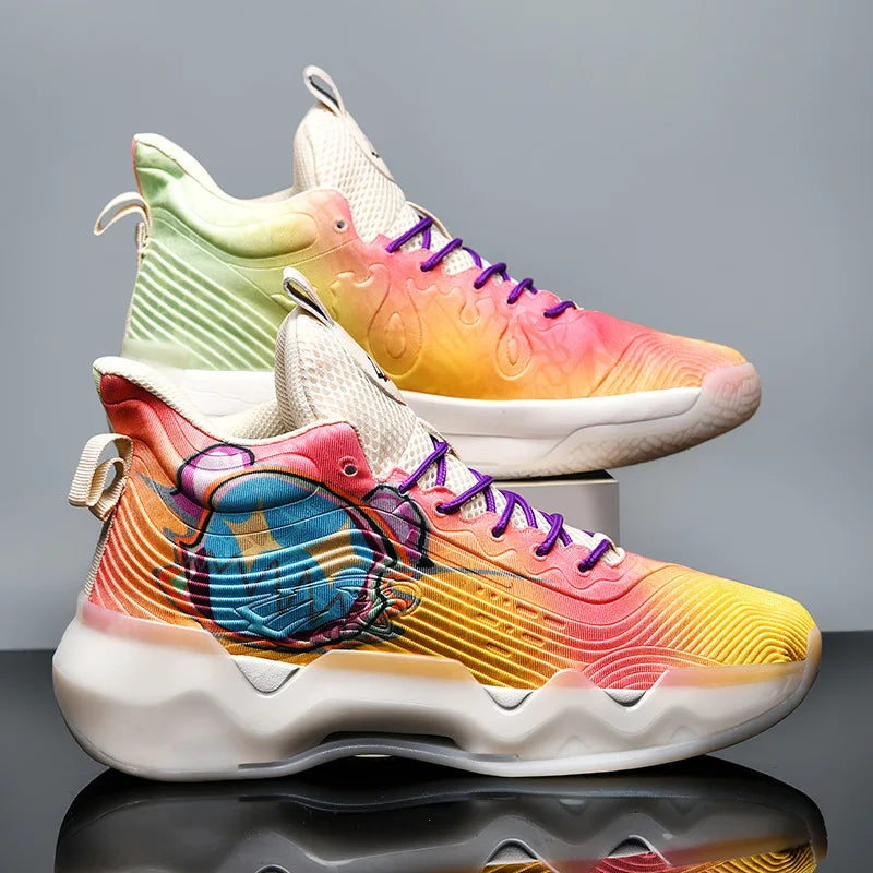 New High Quality Platform Men's Basketball Shoes Unisex Fashion Colors Luminous Luxury Sports Shoes Women Designer Sneakers 2023 eprolo