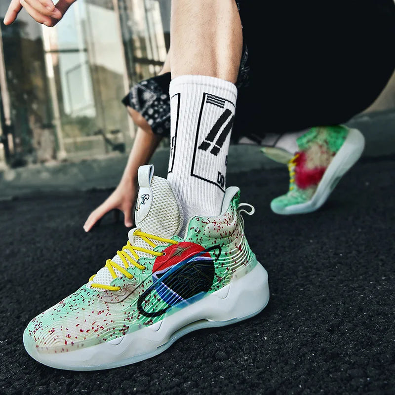 New High Quality Platform Men's Basketball Shoes Unisex Fashion Colors Luminous Luxury Sports Shoes Women Designer Sneakers 2023 eprolo