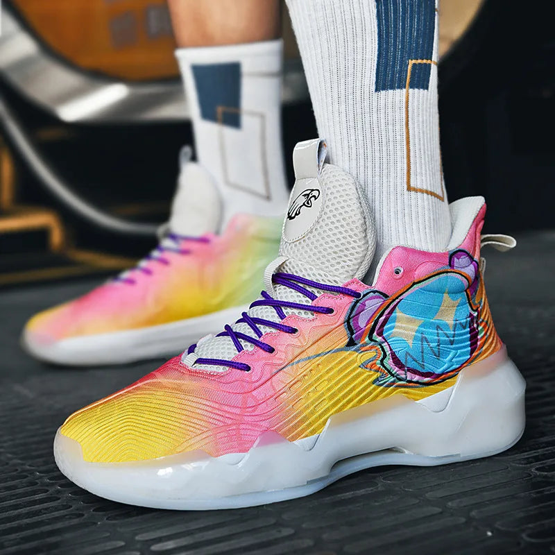 New High Quality Platform Men's Basketball Shoes Unisex Fashion Colors Luminous Luxury Sports Shoes Women Designer Sneakers 2023 eprolo