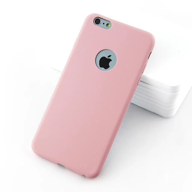 SIXEVE Original Soft Silicone Case – Cute Candy Anti-Knock Cover for iPhone 5 to XS Max