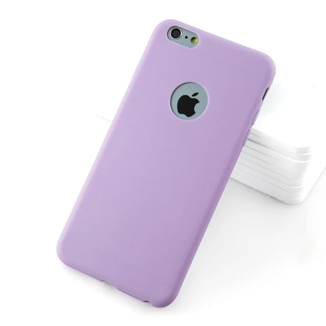 SIXEVE Original Soft Silicone Case – Cute Candy Anti-Knock Cover for iPhone 5 to XS Max