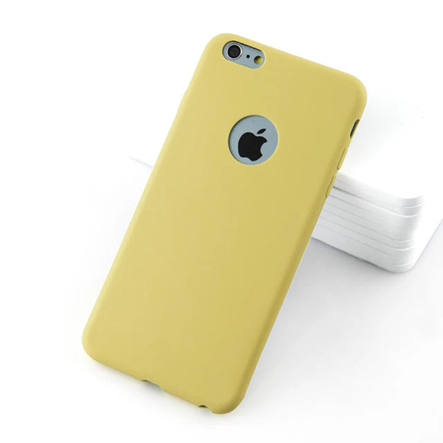 SIXEVE Original Soft Silicone Case – Cute Candy Anti-Knock Cover for iPhone 5 to XS Max