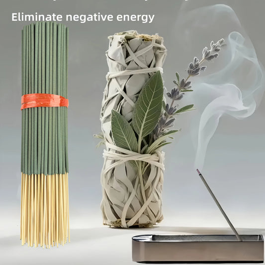White Sage Aromatherapy Sticks - 8.66 inch for Yoga & Meditation (20-1500 Pack)
