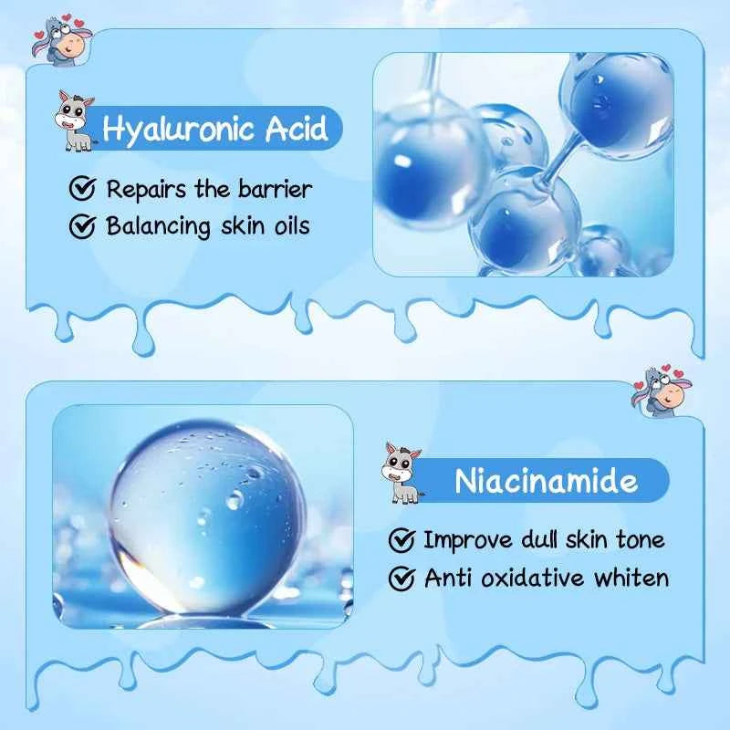 Donkey Milk Strong Whitening Face Cream Anti-aging Wrinkle Removal Firming Skin Care Facial Brightening Cream Korean Cosmetics