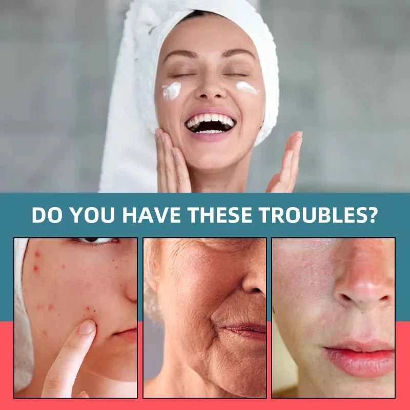 Retinol Cream for Face with Hyaluronic Acid, Day-Night Anti-Aging Moisturizer Collagen Cream for Face Reduces Wrinkles, Dryness