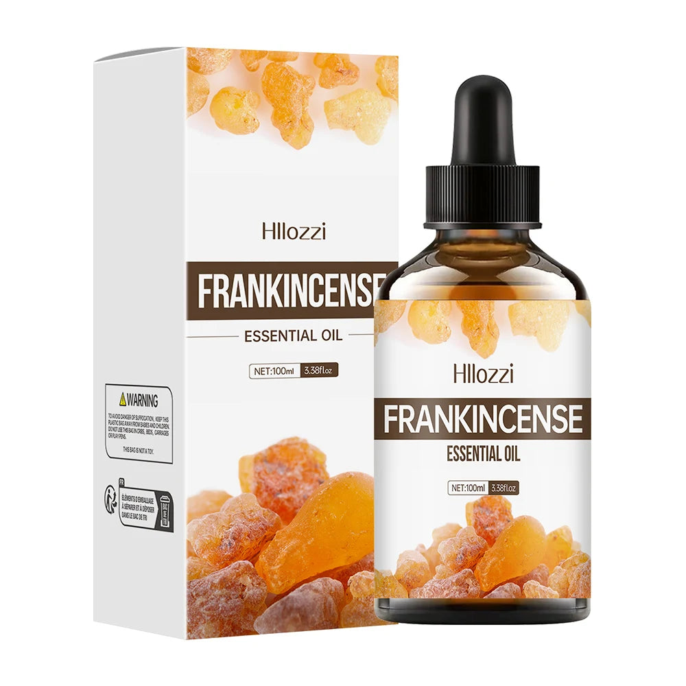 Hllozzi Frankincense Plant Essential Oil – Pure, Hydrating Face & Body Massage Elixir (100ml) - Shello's Creative Boutique
