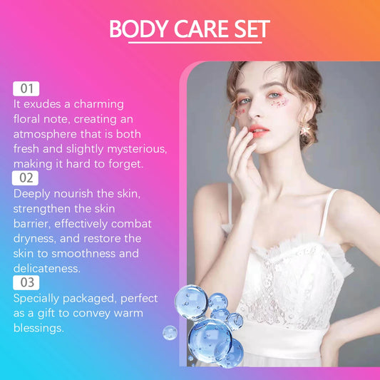 Christmas Body Care Gift Set, Fragrance Body Lotion & Perfume Spray, Holiday Party Long Lasting Scent - Shello's Creative Boutique