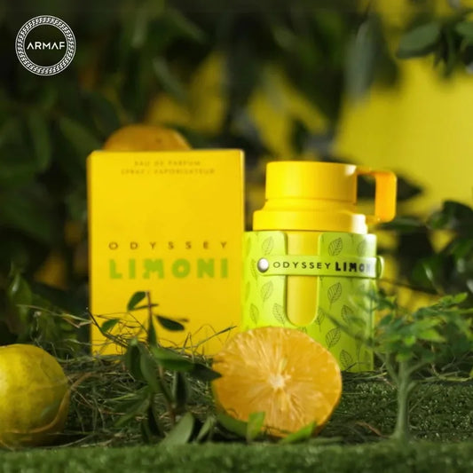 Armaf Odyssey Limoni Fresh Eau de Parfum Spray Limited Edition 3.4 Oz Natural Lasting Citrus Pheromones Cologne Perfume 100 ML - Shello's Creative Boutique