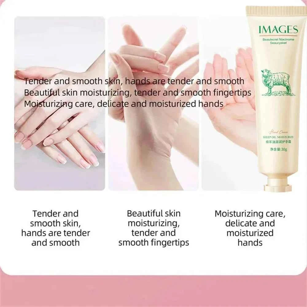 Collagen Anti-wrinkle Hand Cream Skin Soften Nourish Anti-drying Whitening Moisturizing Cracked Repair Product Korean Skin Care