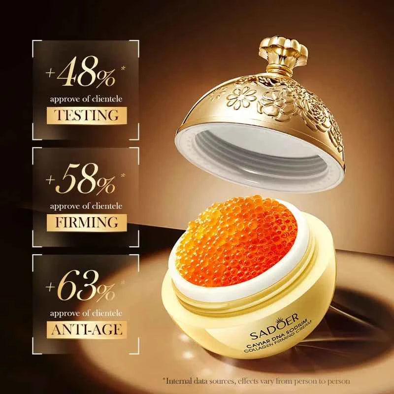 SADOER Caviar DNA Sodium Collagen Frming Cream for Moisturizing Nourish Anti-age Skin Care 30g