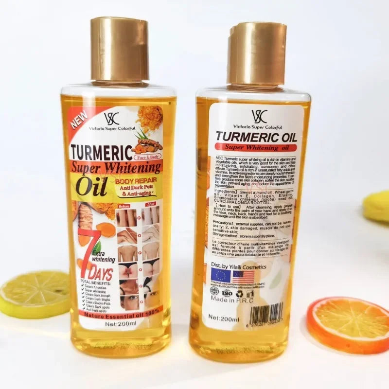 ROSPSKL Turmeric Compound Essential Oil – Skin Therapy for Massage (200ml) - Shello's Creative Boutique