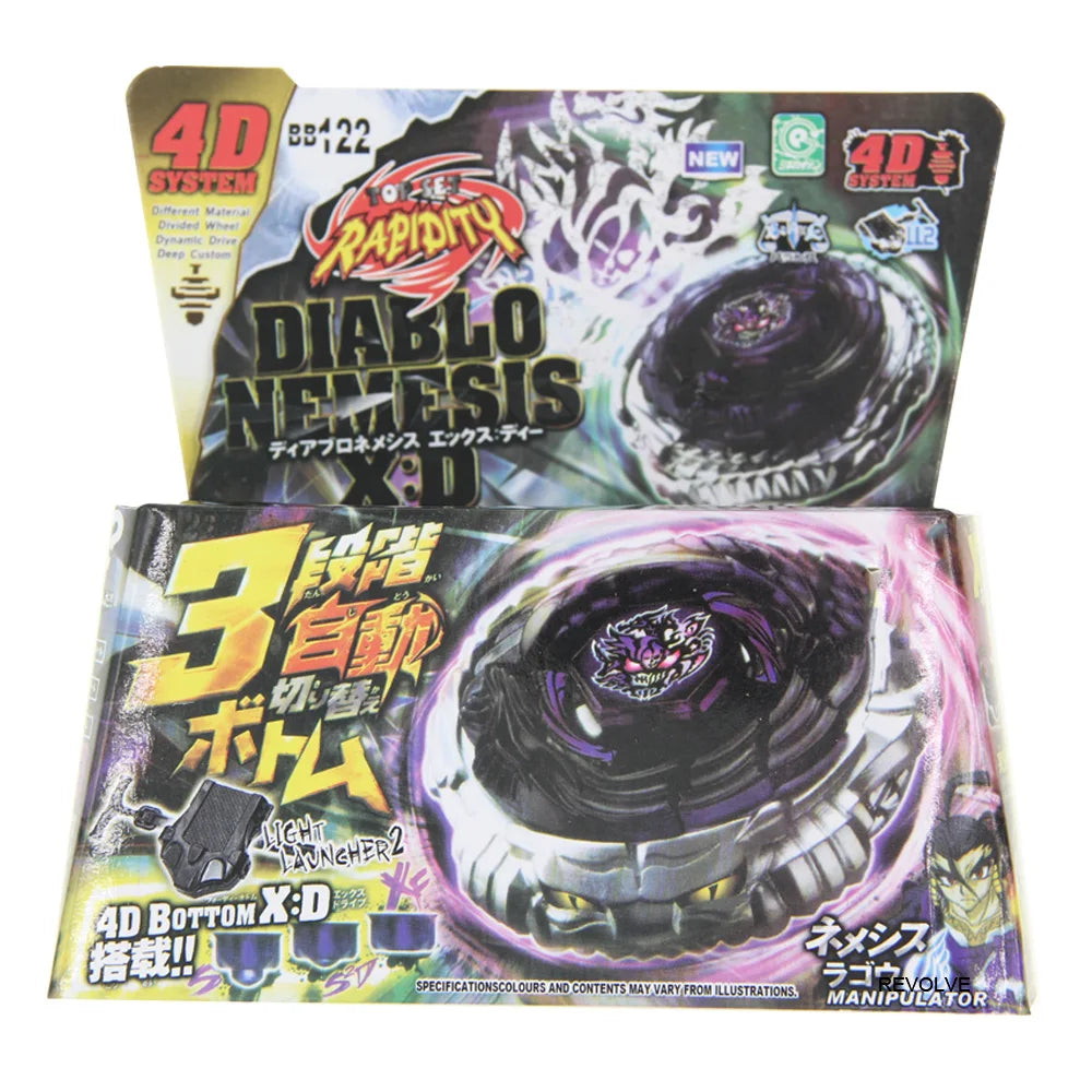 Children Toys SPINNING TOP Metal Fusion BB121B L-DRAGO GUARDIAN S130MB 4D System - STARTER SET WITH LAUNCHER Children Toys Shello's Creative Boutique
