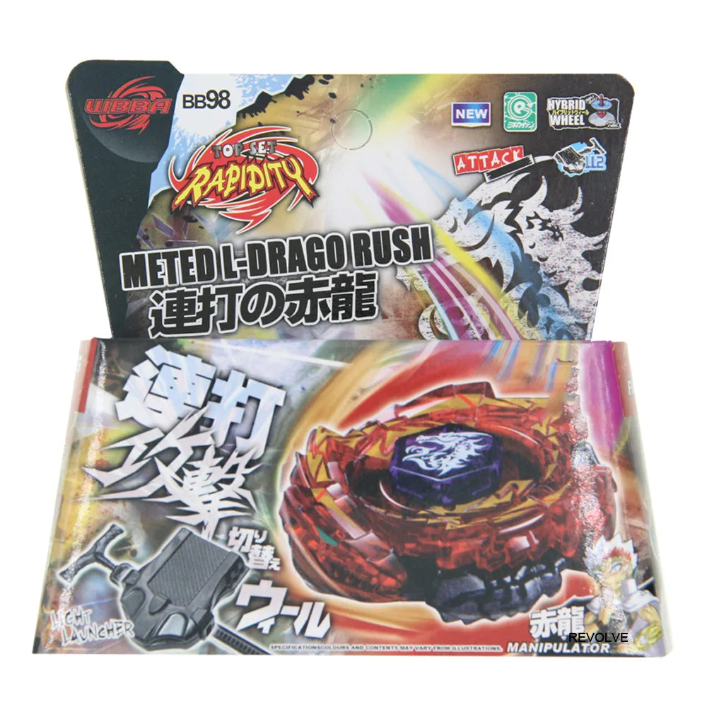 Children Toys SPINNING TOP Metal Fusion BB121B L-DRAGO GUARDIAN S130MB 4D System - STARTER SET WITH LAUNCHER Children Toys Shello's Creative Boutique
