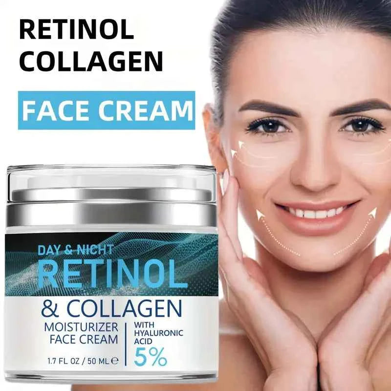 ENVISHA Face Skin Care Retinol Collagen Cream Anti-aging Wrinkle Deep Hydration Moisturizing Skin Health Whitening Exfoliation