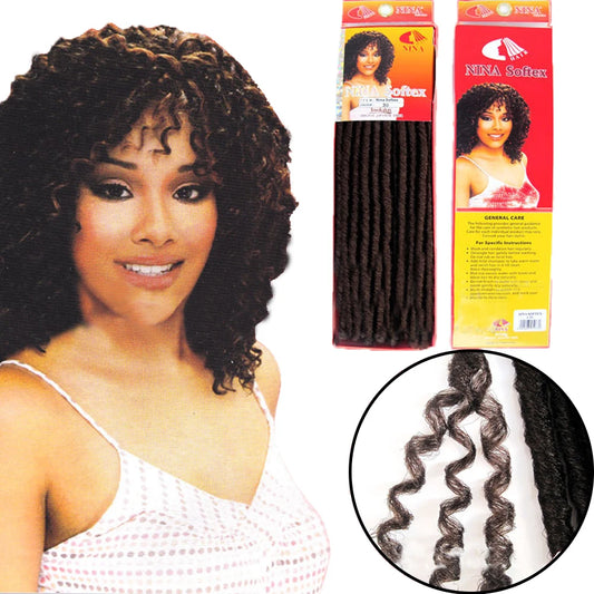 Afro Locs Synthetic Braiding Hair 14-15 Inch - 15 Strands Soft Crochet Locs - Shello's Creative Boutique
