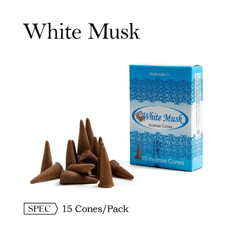 Sandalwood Tower Incense Cones - 15 Handmade Natural Cones