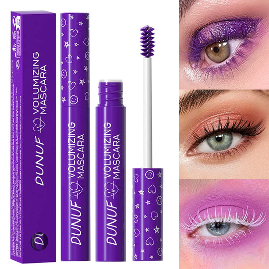 Colorful Curling Mascara Waterproof Fast Drying Eyelashes Extension Multicolor Lashes Makeup Lasting Waterproof White Mascara - Shello's Creative Boutique