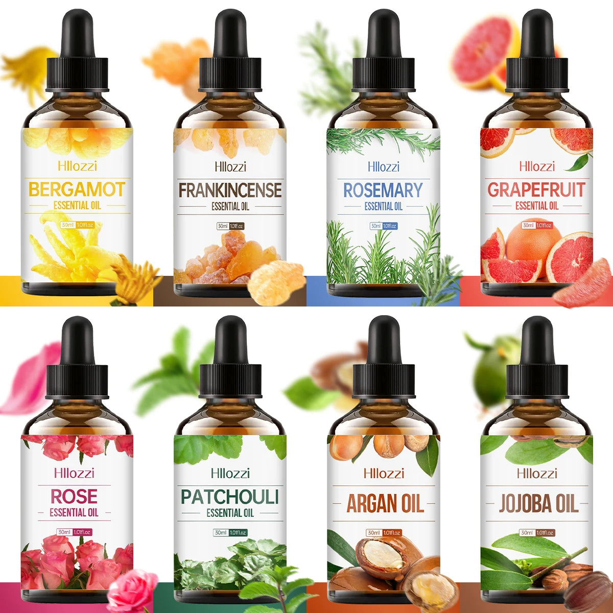Hllozzi Pure Plant Essential Oil – 30ml Moisturizing & Hydrating Massage Elixir for Face & Body - Shello's Creative Boutique