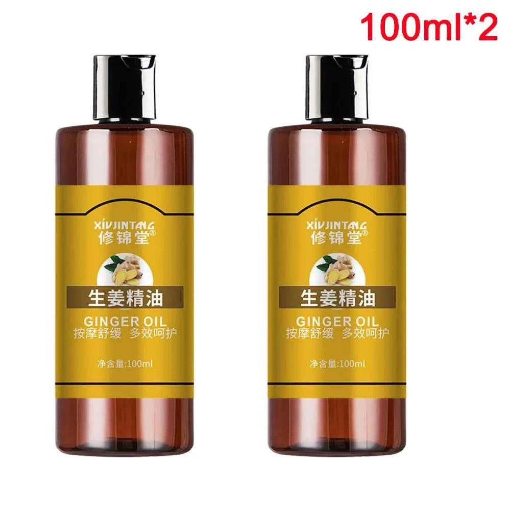 Ginger Essential Oil Massage Moisturizing Hydrating Pure Plant Oil Body Relax Therapy SPA For Body Skin Care Ginger Oil