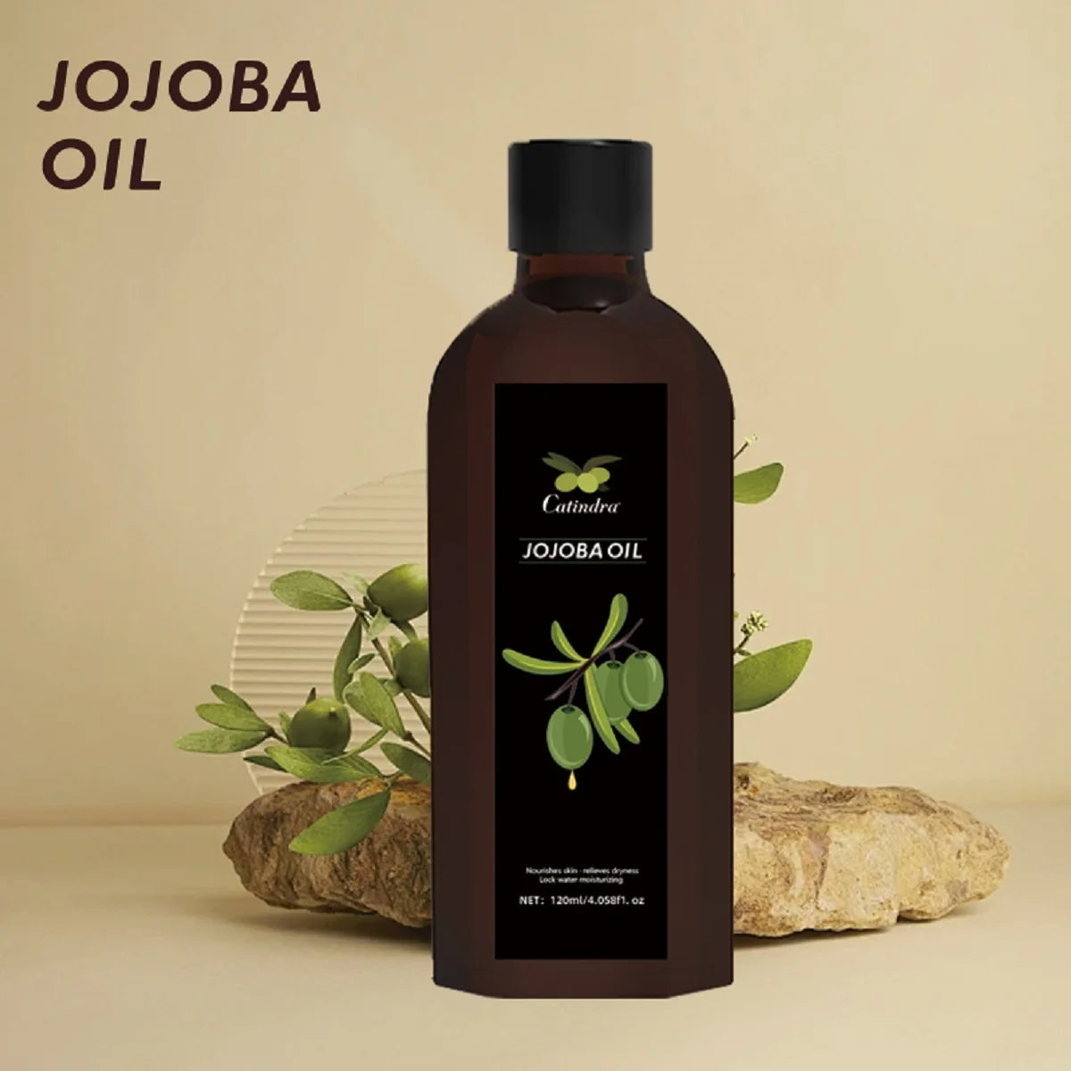 Catindra Jojoba Oil ā 120ml Firm Skin Moisturizing Organic Face & Body Cream - Shello's Creative Boutique