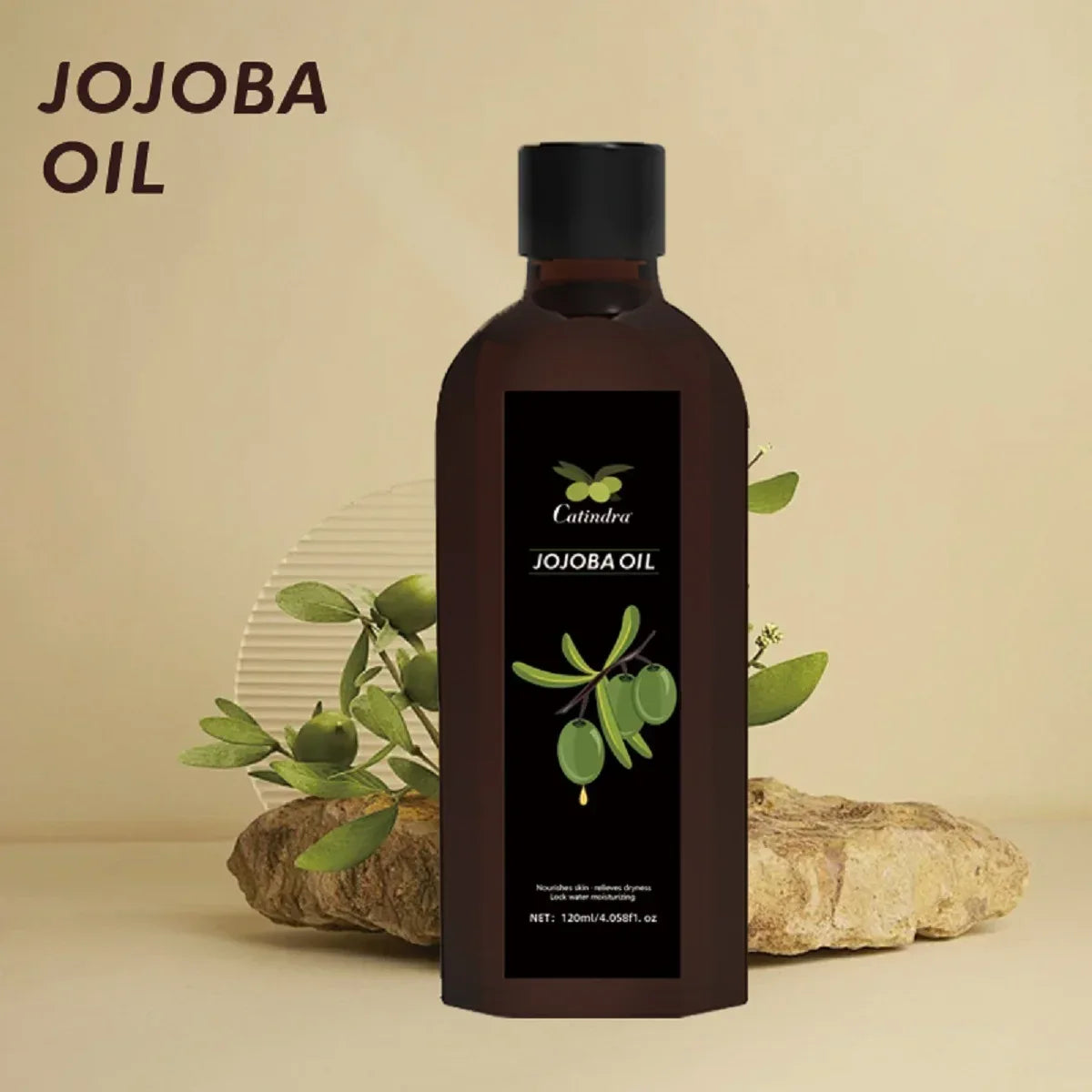 Catindra Jojoba Oil – 120ml Firm Skin Moisturizing Organic Face & Body Cream - Shello's Creative Boutique