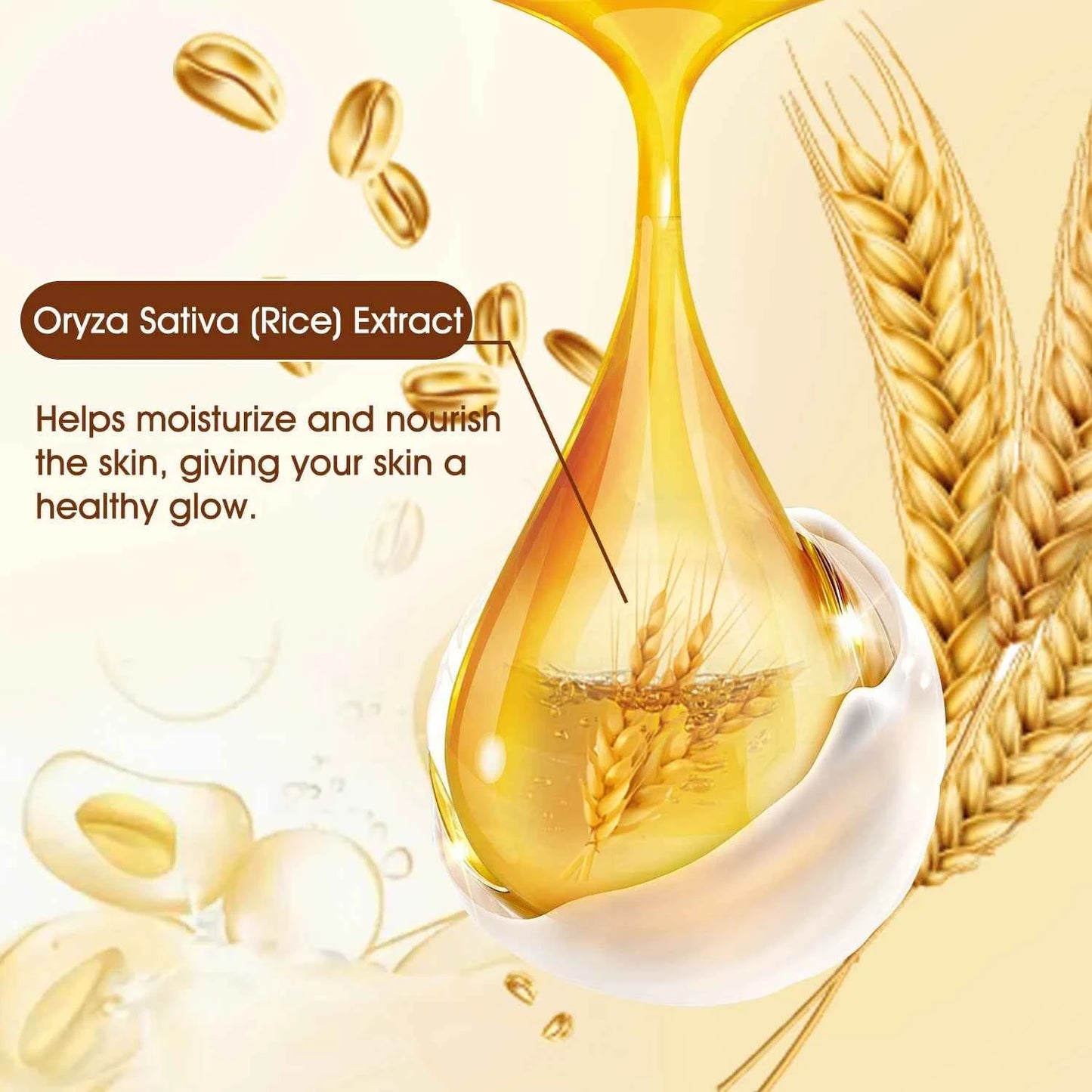 Rice Cream Anti-Wrinkle Collagen Anti-Aging Moisture Nourishing Moisturizer Ceramides for Revitalized, Firmer Skin