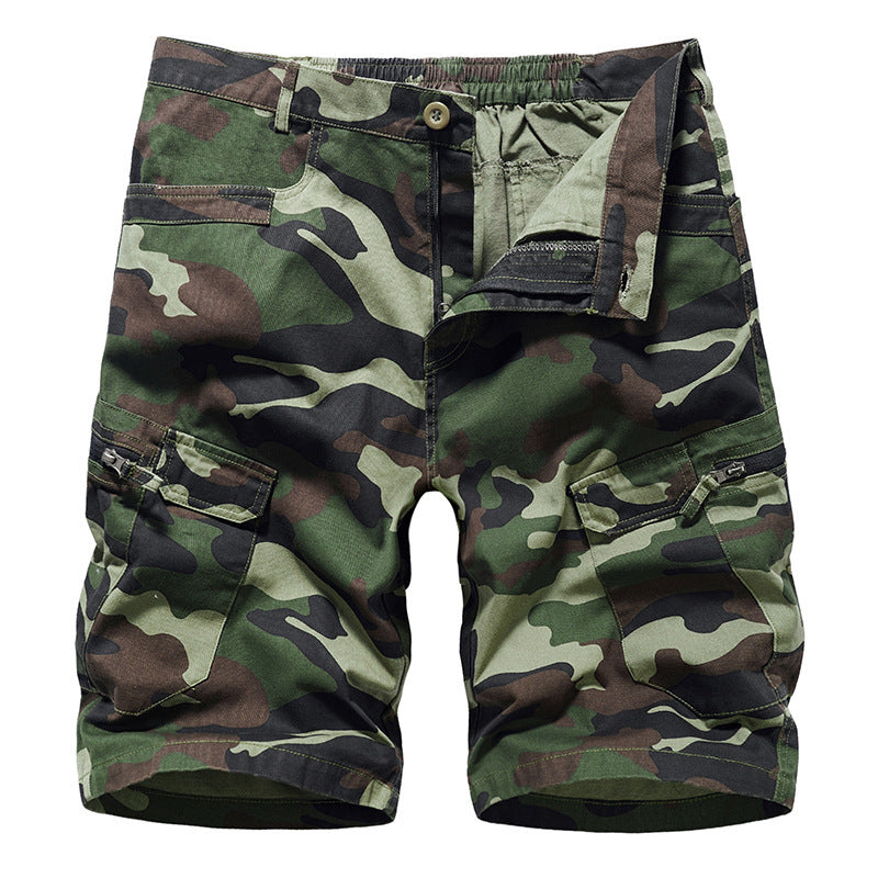 Men's Camouflage Print Cargo Shorts Shello's Creative Boutique