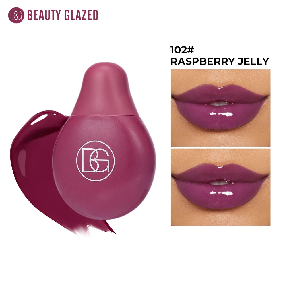 BEAUTY GLAZED 4Color Lipgloss Lip Oil Teens Moisturizing Lipstick Lip Balm High Shine And Lip Gloss Long-Lasting Dry Lip Care - Shello's Creative Boutique