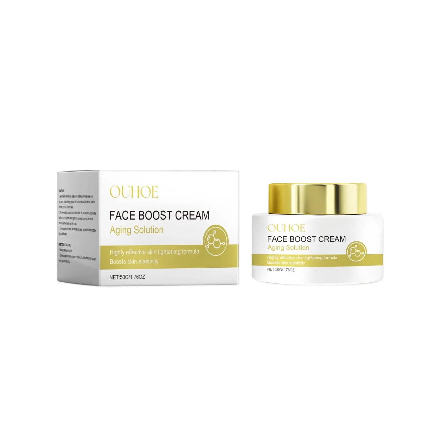 OUHOE Deep Hydration Collagen Boost Face Cream – 50g | Nourish, Firm & Brighten - Shello's Creative Boutique