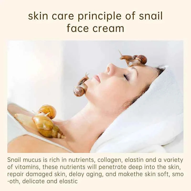 AUQUEST Snail Collagen Face Cream Whitening Moisturizing Anti Aging Facial Cream Skin Care Buy One Get One Free