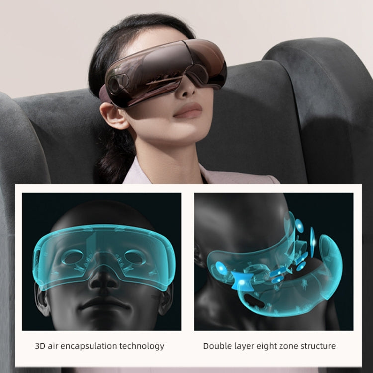 Smart Hot Compress Air Pressure Vibration Eye Massager Visual Massage Eye Care Device - Shello's Creative Boutique