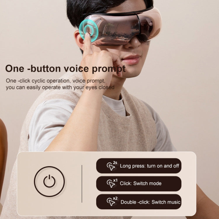Smart Hot Compress Air Pressure Vibration Eye Massager Visual Massage Eye Care Device - Shello's Creative Boutique