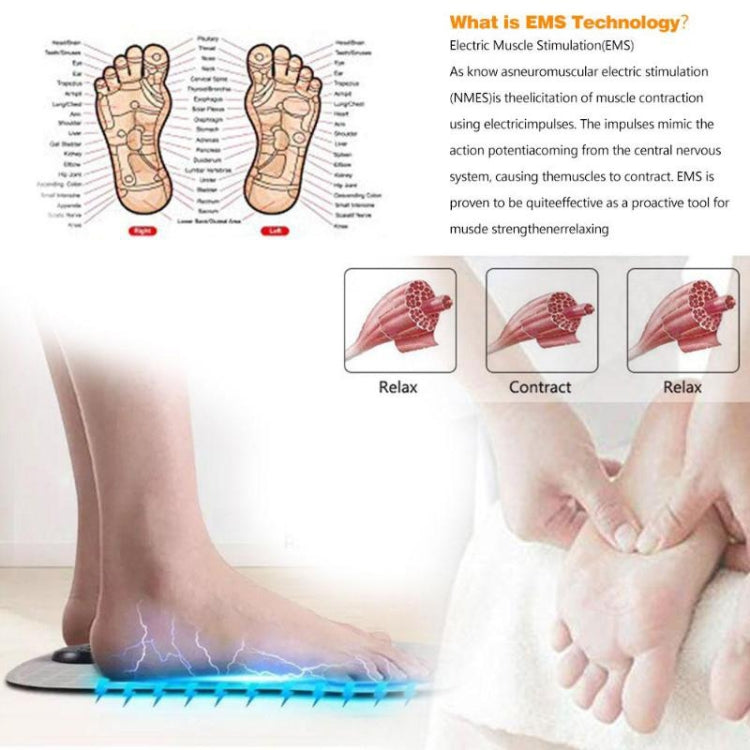 EMS Micro-current Smart Foot Pad Foot Massage Physical Therapy (Battery Version), Battery Version - Shello's Creative Boutique
