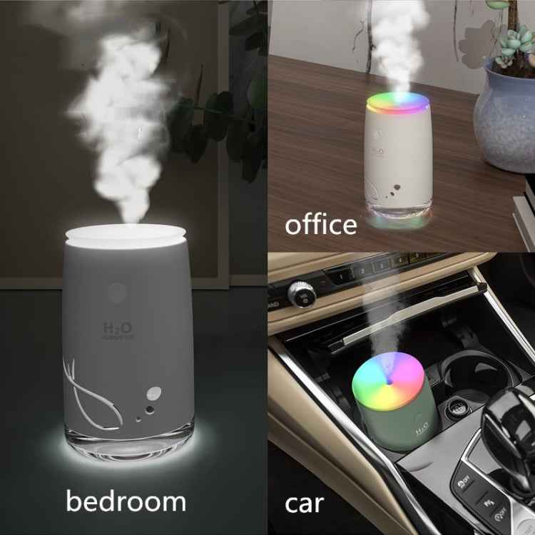 Concise Fish Pattern Mini Home Mute Bedroom Student Dormitory Office Portable USB Wireless Durable Humidifier