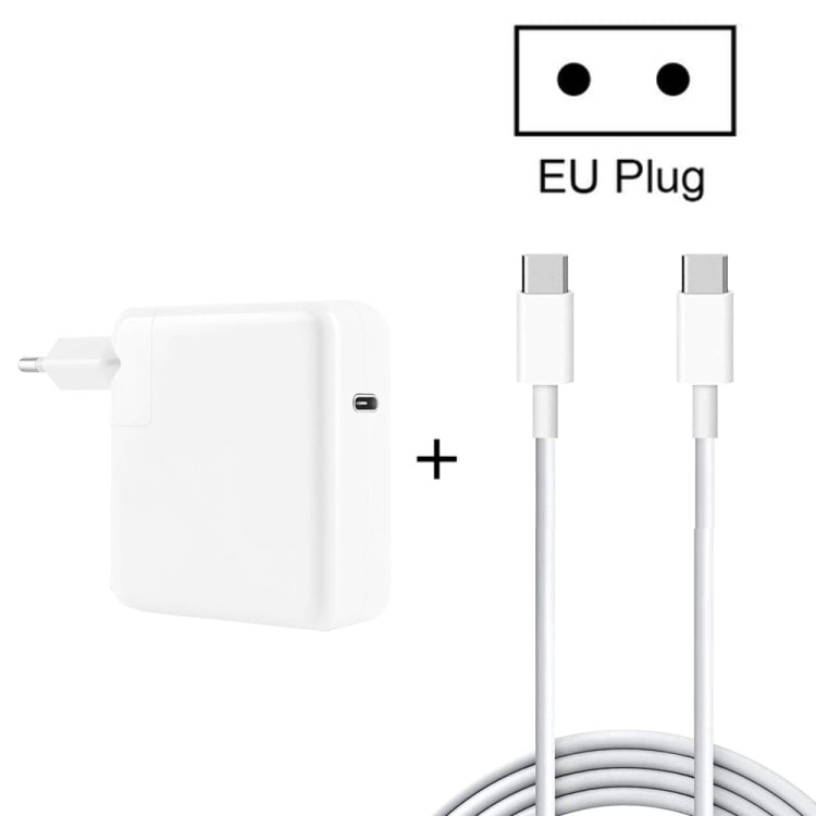 PD-96W 96W PD USB-C / Type-C Laptop Adapter + 2m 5A USB-C / Type-C to USB-C / Type-C Fast Charging Cable for MacBook Pro, EU Plug, US Plug, UK Plug, AU Plug Shello's Creative Boutique