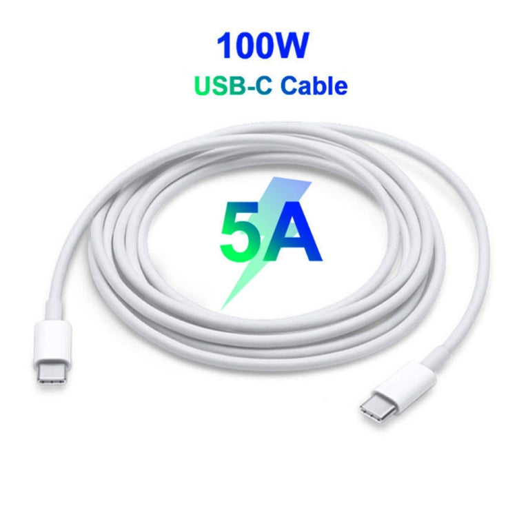 PD-96W 96W PD USB-C / Type-C Laptop Adapter + 2m 5A USB-C / Type-C to USB-C / Type-C Fast Charging Cable for MacBook Pro, EU Plug, US Plug, UK Plug, AU Plug Shello's Creative Boutique