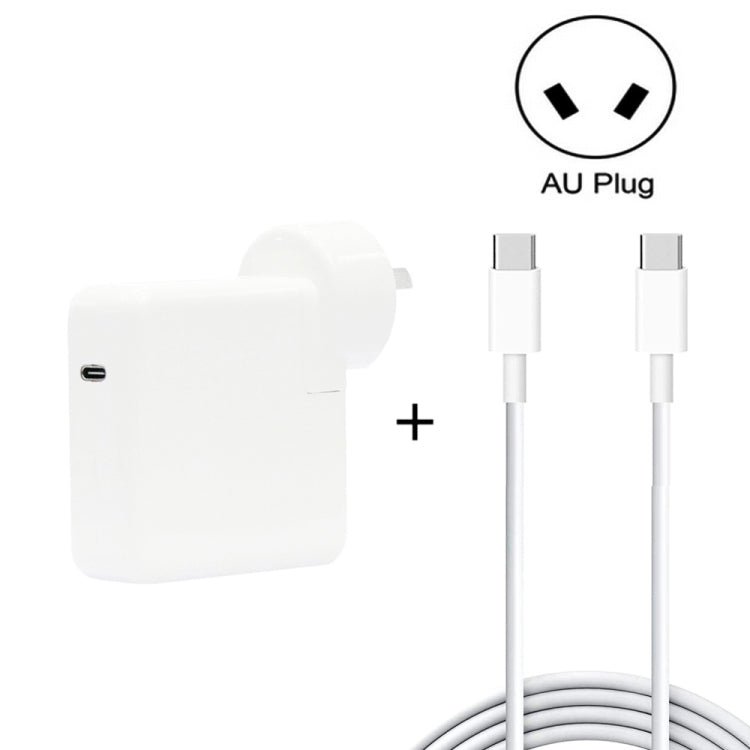 PD-96W 96W PD USB-C / Type-C Laptop Adapter + 2m 5A USB-C / Type-C to USB-C / Type-C Fast Charging Cable for MacBook Pro, EU Plug, US Plug, UK Plug, AU Plug Shello's Creative Boutique