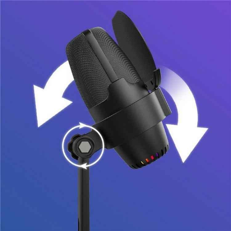 ME9 USB Microphone ENC Noise Reduction Desktop Microphone With RGB Light - Shello's Creative Boutique