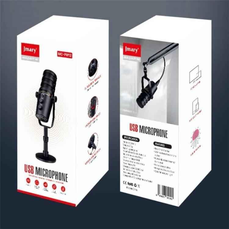 JMARY MC-PW12 360 Degree Rotating USB Desktop Microphone - Shello's Creative Boutique