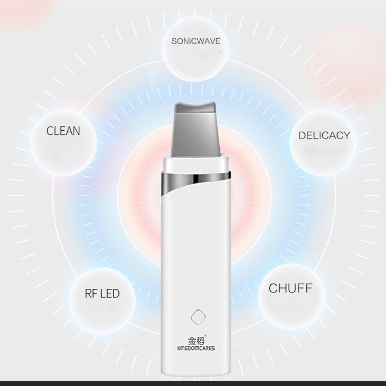 K-SKIN KD-8023Ultrasonic Blackhead Acne Removal Pore Cleaner Facial Skin Care Scrubber Exfoliating Pore Cleaner, KD-8023 - Shello's Creative Boutique