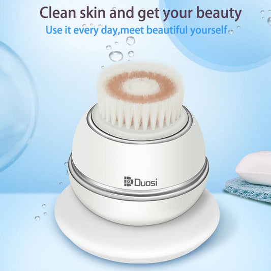 Duosi DY-103 USB Rechargeble Electric Facial Cleansing Brush Waterproof Face Deep Pore Cleaning Massager Exfoliator Oil Dirt Blackhead Remove - Shello's Creative Boutique