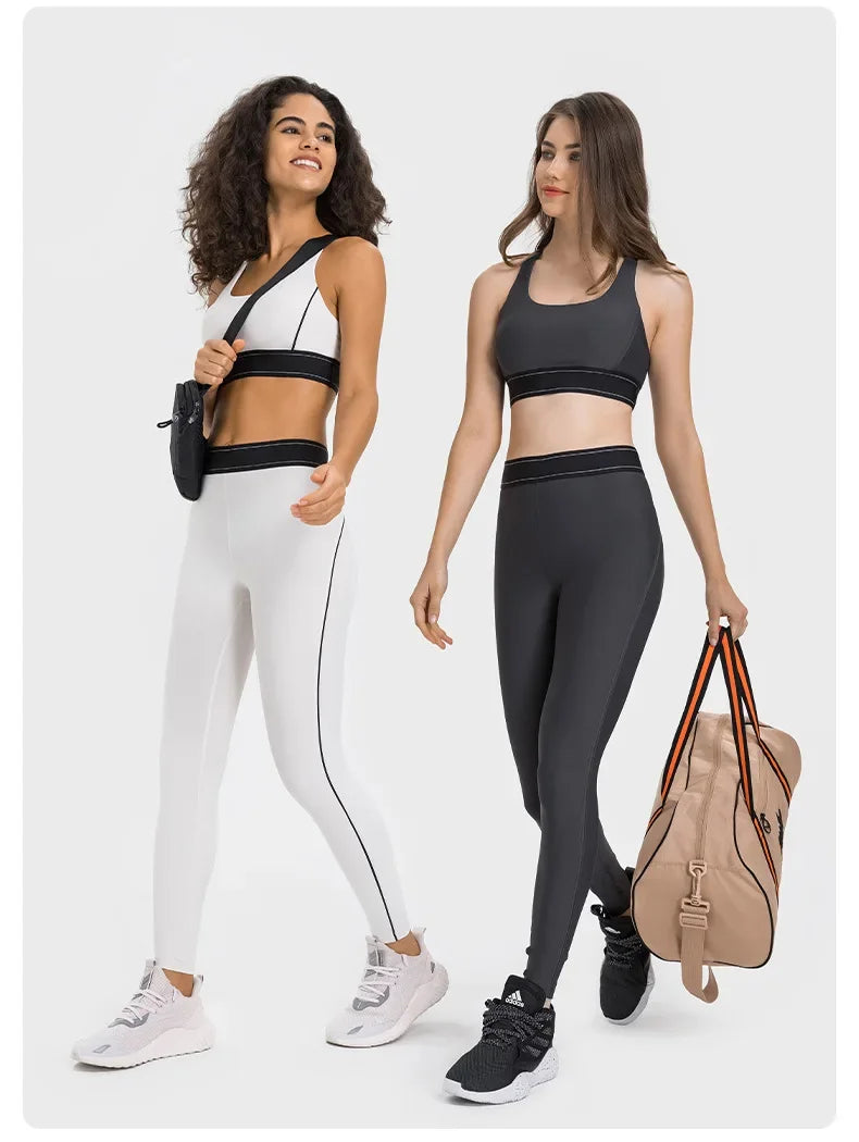 Lemoneno Seamless Patchwork Yoga Set – Breathable Fitness Confidence