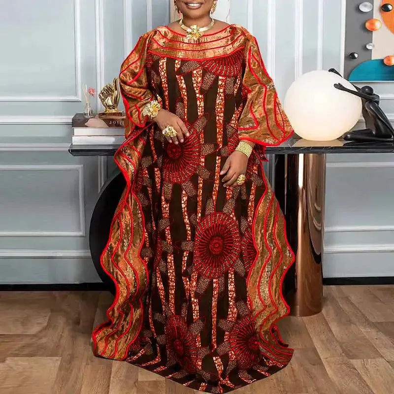 Plus Size Bohemian Maxi Dress - Flare Sleeve Ruffled Summer Sundress (S-5XL) - Shello's Creative Boutique