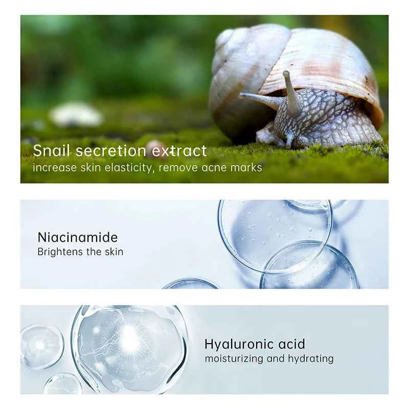 AUQUEST Snail Collagen Face Cream Whitening Moisturizing Anti Aging Facial Cream Skin Care Buy One Get One Free