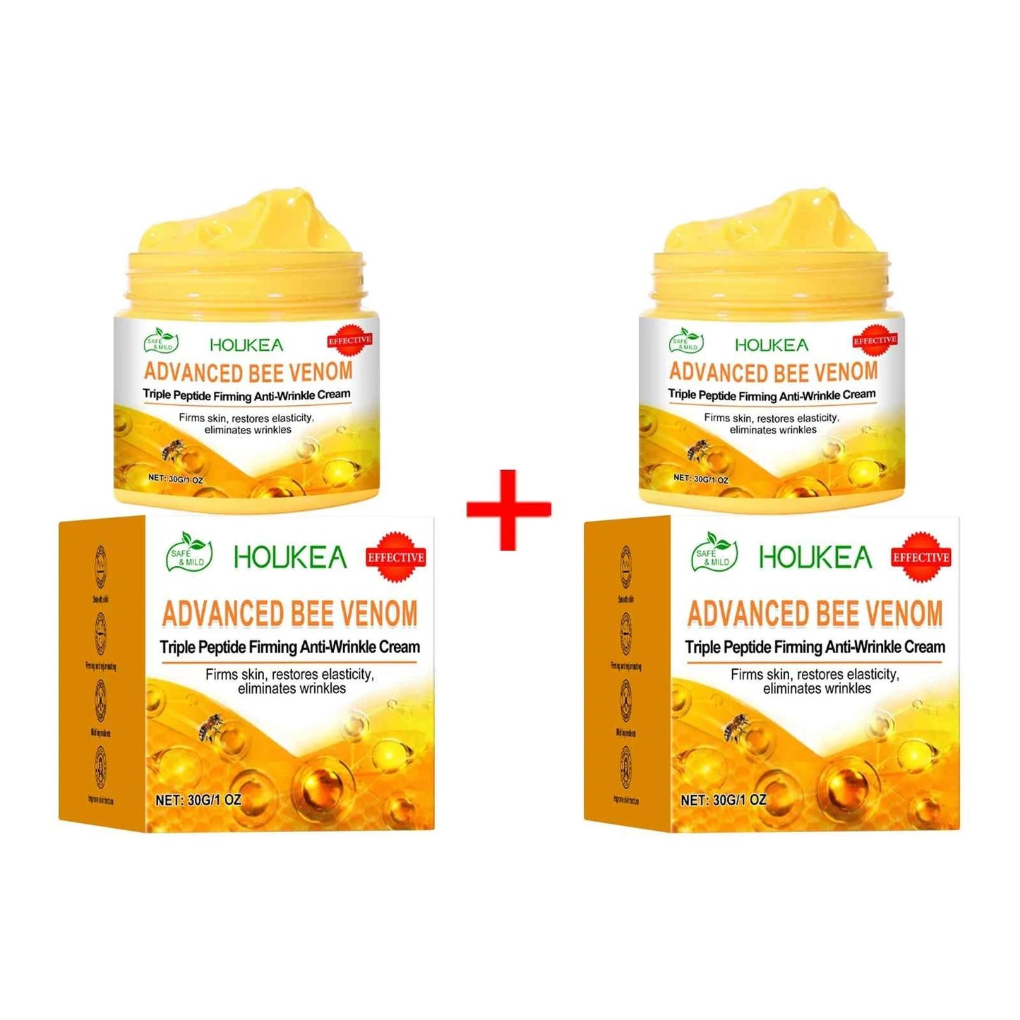 Bee Venom Body Firming Cream Improving Sagging Keep Brighten Light Weight Relax Muscle Improve Elasticity Body Cream Moisturizer