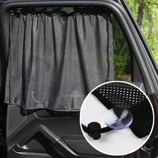 Car Window Sunshade Curtains - UV Protection & Heat Blocking for Interior Cooling - Shello's Creative Boutique