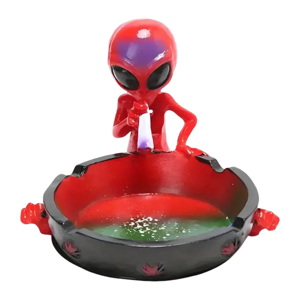 Alien Ashtray – Creative Sci-Fi Cigarette Tray for Home, Office & Party Décor